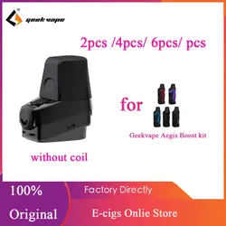 Оригинальный 2 шт./упак. Geekvape Aegis Boost пустые капсулы 3,7 мл Ёмкость для Geekvape Aegis Boost комплект Pod системы заправки электронных сигарет