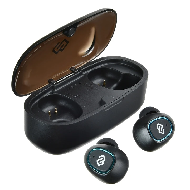 Гарнитура вкладыши Digma TWS-03 черный беспроводные bluetooth(кейс в компл