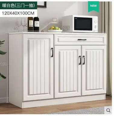 Dining side cabinet rock board small family living room side cabinet modern simple storage wall tea