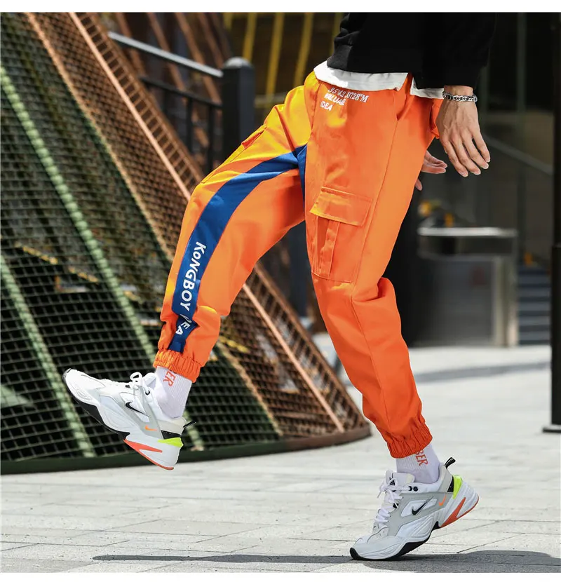 LAPPSTER мужские уличные брюки карго осенний мужской комбинезон в стиле хип-хоп спортивные штаны цветные повседневные Модные брюки для бега