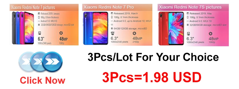 Защитное стекло для Xiaomi Redmi 7a Note 7 Pro, Защитная пленка для экрана Xiomi Redme 7 s a Armor Xiami Note7 s a7 Armor Xomi Sheet