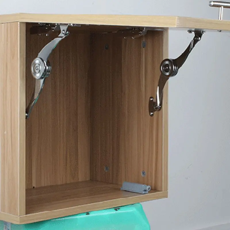 S-образный гидравлический стержень, Регулируемые дверные петли, полированный подъем, откидной клапан, опорное оборудование для кухонного шкафа, мебель