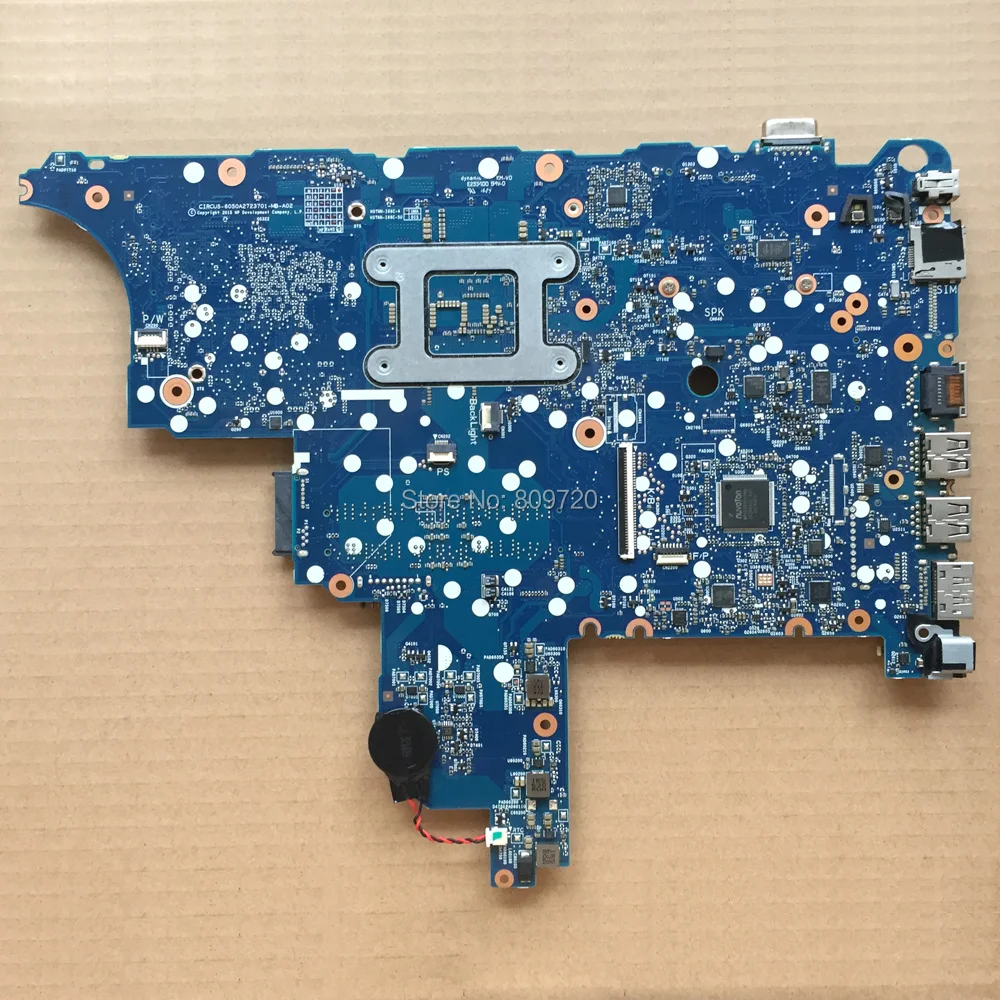 Very best  Laptop Motherboard 6050A2723701-MB-A02 840718-601 840713-601/001 with i7-6600U DDR4 for HP ProBook 