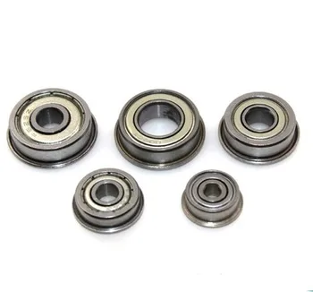 

10pcs Flange Ball Bearings F604ZZ F608ZZ F623ZZ F624ZZ F625ZZ 3D Printers Parts Deep Groove Pulley Wheel Aluminium Part