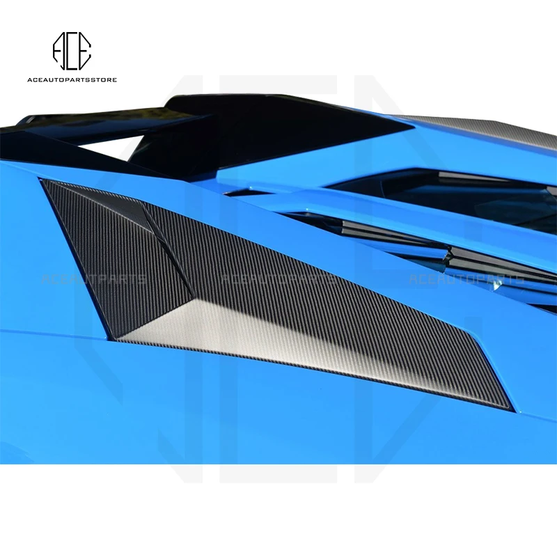 

Carbon Fiber Side Vent Air Duct Replacements Side Window Car Accessories For Lamborghini Aventador Coupe LP700 LP720 2011-2014