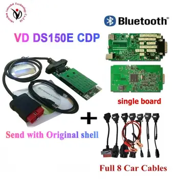 

NEW VCI VD TCS CDP single board Bluetooth 2016.R0 keygen vd ds150e cdp pro for delphis cars trucks OBD2 scanner diagnostic tool