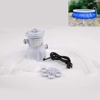 

220V 20W EU Electric Swimming Pool Filter Pump white 300gal Swimming Pool Circulating Pump