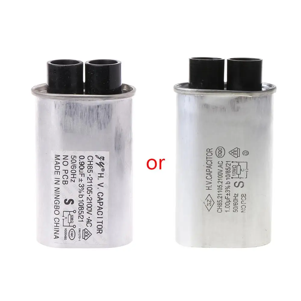 AC 2100V Microwave Oven High Voltage HV Capacitor 1.00uF Replacement Universal