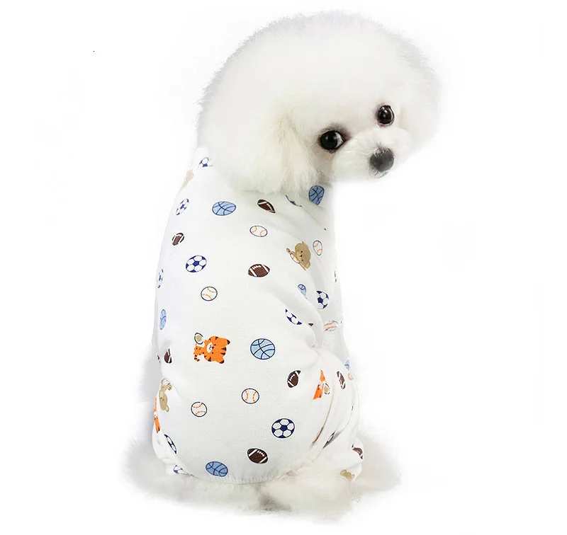 Pawstrip милые пижамы для маленьких собак Одежда для собак комбинезон для щенка для собаки чихуахуа Померанский комбинезон "Собака" одежда S-2XL