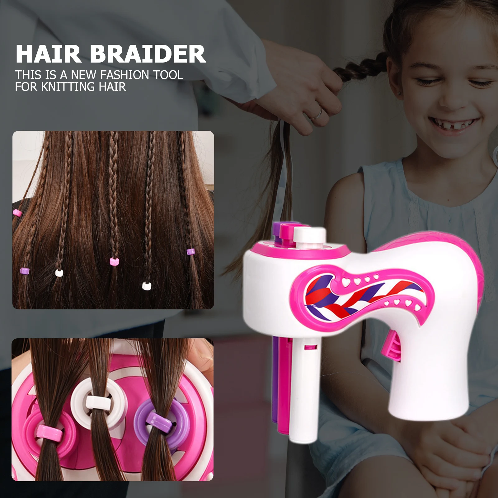 Automatic Hair Braider Kit Electric Diy Hair Weave Machine Twist