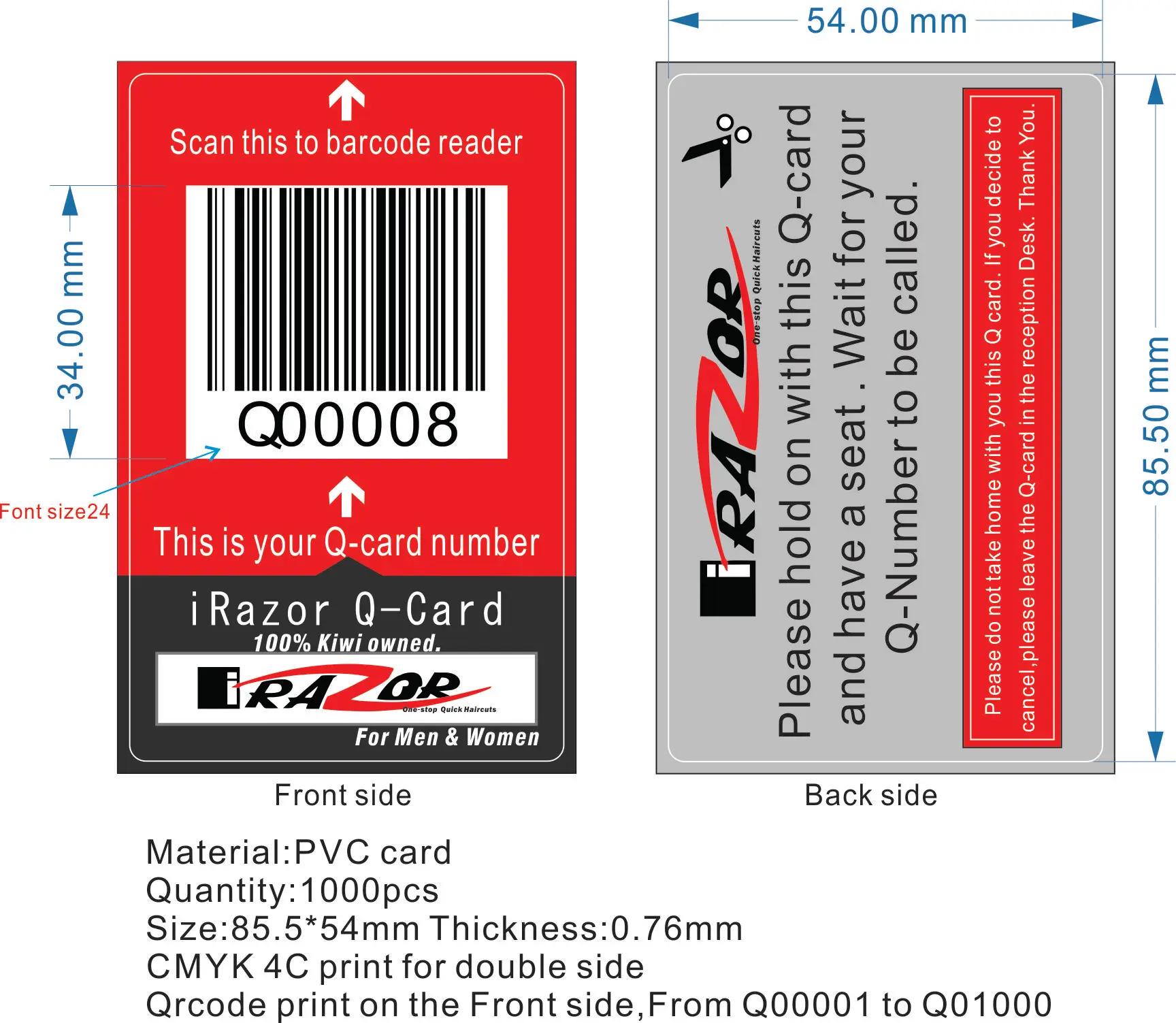 Printed Plastic Key Tag Barcode Cards And Combo Precut Supply - Ic/id Card  - AliExpress