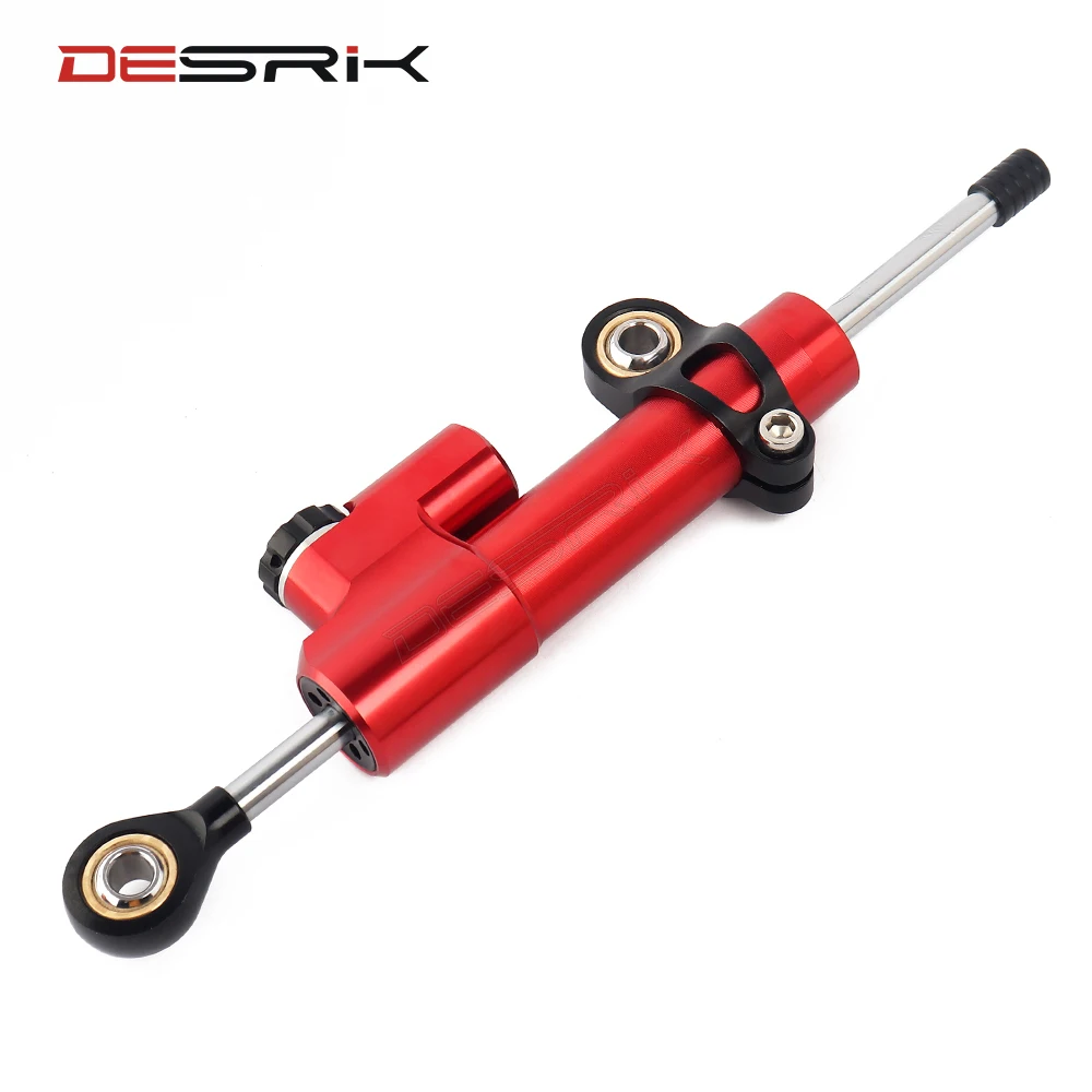 

DESRIK Universal Aluminum Motorcycle Damper Steering Stabilize Safety Control For Yamaha MT09 MT07 YZF R1 R6 FZ1 XJR1300 MT-07