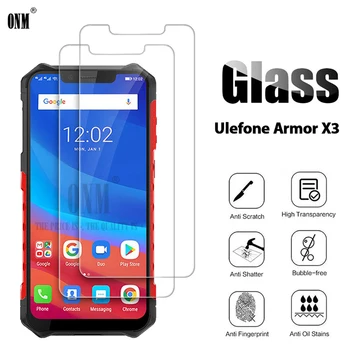 Перейти на Алиэкспресс и купить 2 шт. закаленное стекло ULEFONE ARMOR X3 Защитная пленка для экрана ULEFONE ARMOR X3 5,5