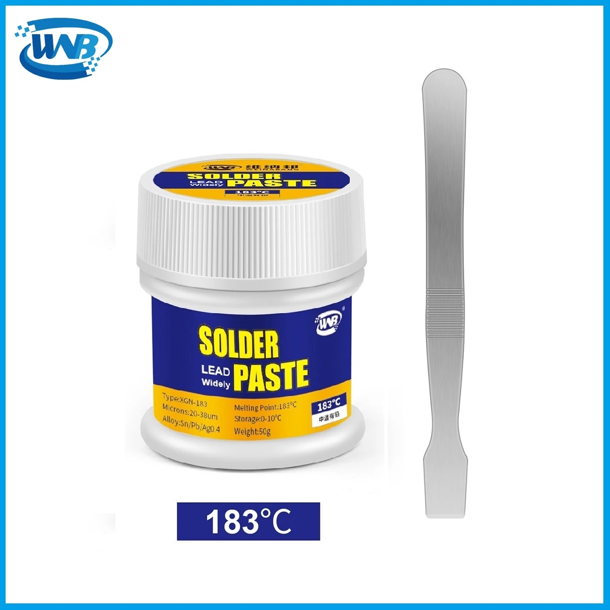 aluminum tig rod WNB 50g Leaded Sn63/Pb37 Solder Tin Paste Melting Point 183℃ Soldering Paste Welding Cream Flux For SMD PCB Circuit Board Repair wireless welding rod holder stinger