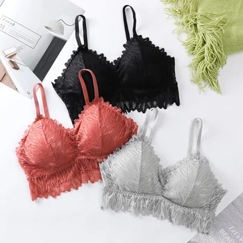 

Women Lace Bras Sexy Lingeries Girls Tube Tops Underwear Removable Bras Sexy Lace Tubes