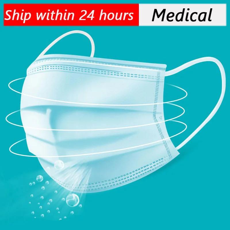 

Profession Medical Mask Medical Surgical 3 Ply N95 Nonwoven Disposable Elastic Mouth Soft Breathable Face Mask