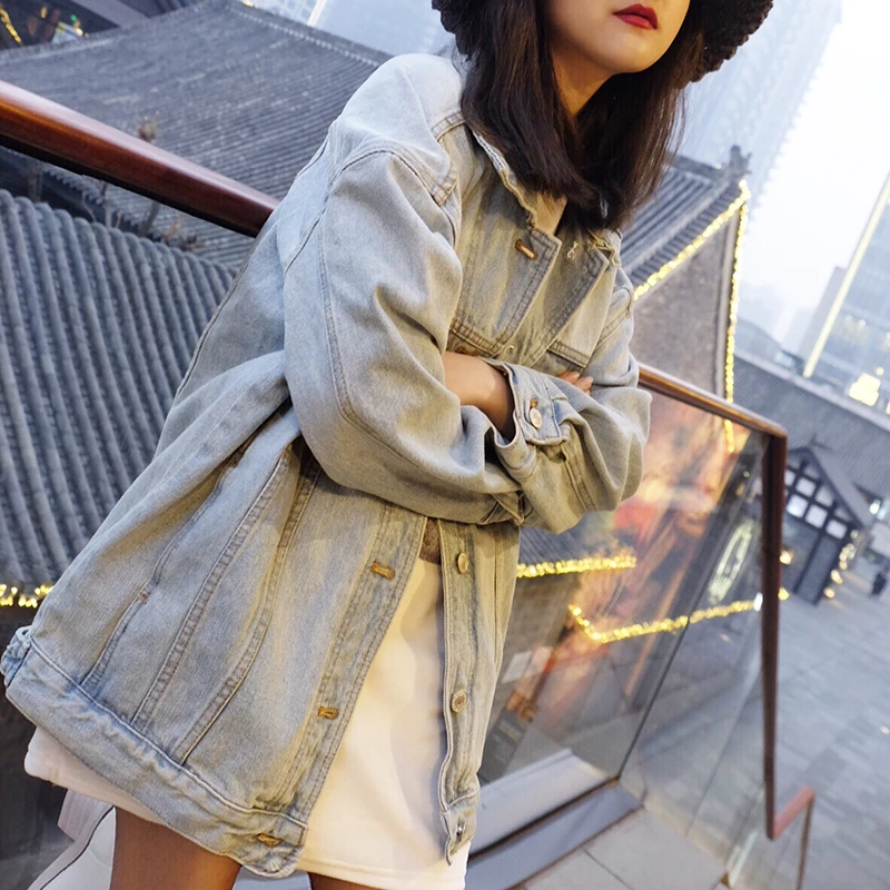 WHITNEY WANG Parkas Зимняя мода уличная натуральная монгольская овечья шерсть джинсовая Парка женская теплая зимняя джинсовая куртка Пальто Верхняя одежда