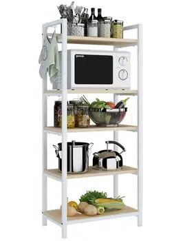 

Kitchen Shelf Floor Multi-layer Storage Shelf Microwave Oven Seasoning Shelf Multi-functional Oven Storage Shelf