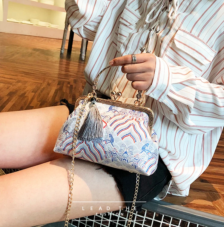 classic chic lady women's handbags purses chain shoulder crossbody bag women  (31)