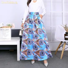 Bonjean, осенне-зимняя женская юбка-бутон с рисунком, длинные юбки с высокой талией, для женщин, молодых девушек, толстая, большой размер, модная женская Falda