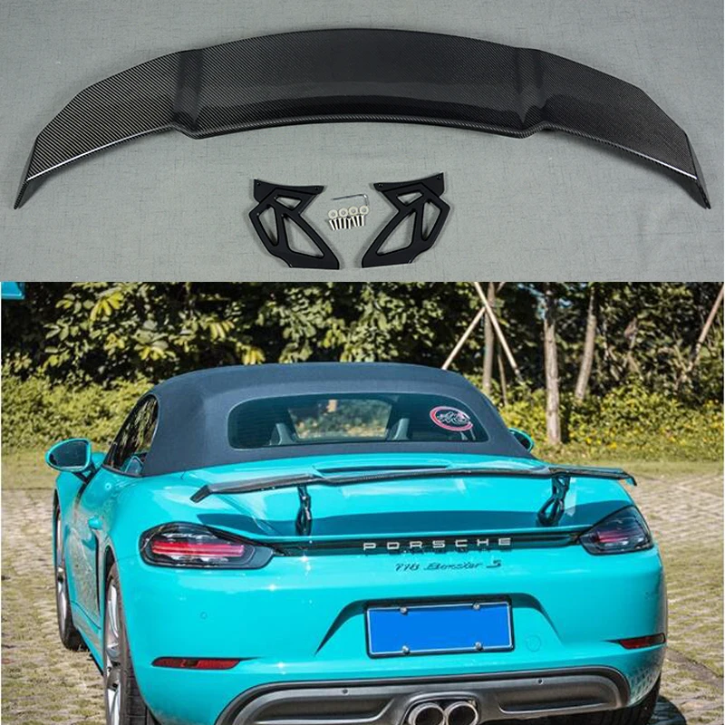 #Special Offers Carbon Fiber CAR REAR WING TRUNK LIP SPOILER FOR Porsche Cayman 981 986 987 718 GT 2016 2017 2018 2019 2020 #Special Offers Carbon Fiber CAR REAR WING TRUNK LIP SPOILER FOR Porsche Cayman 981 986 987 718 GT 2016 2017 2018 2019 2020