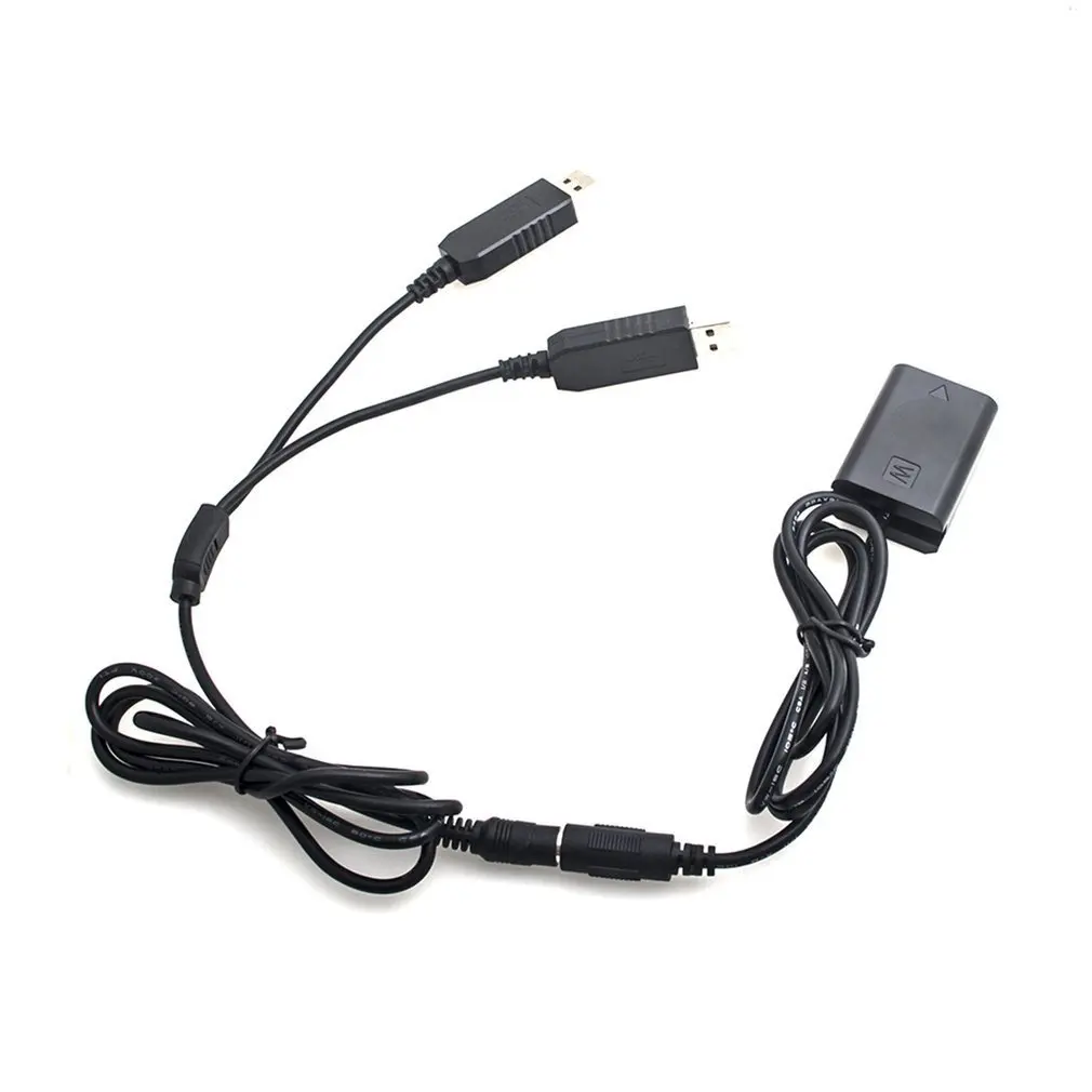 Адаптер питания AC-PW20 двойной USB Комплект питания AC заменитель адаптера NP-FW50 DC муфта манекен батарея комплект для Sony серии