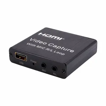 

HD1080P 4K HDMI Video Capture Card HDMI To USB 2.0 3.0 Video Capture Board Game Record Live Streaming Broadcast Local Loop Out