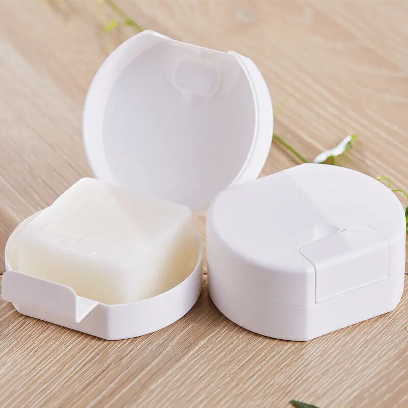 0 Shipping Mini Travel Soap Dish Plate Box Case Holder Container for