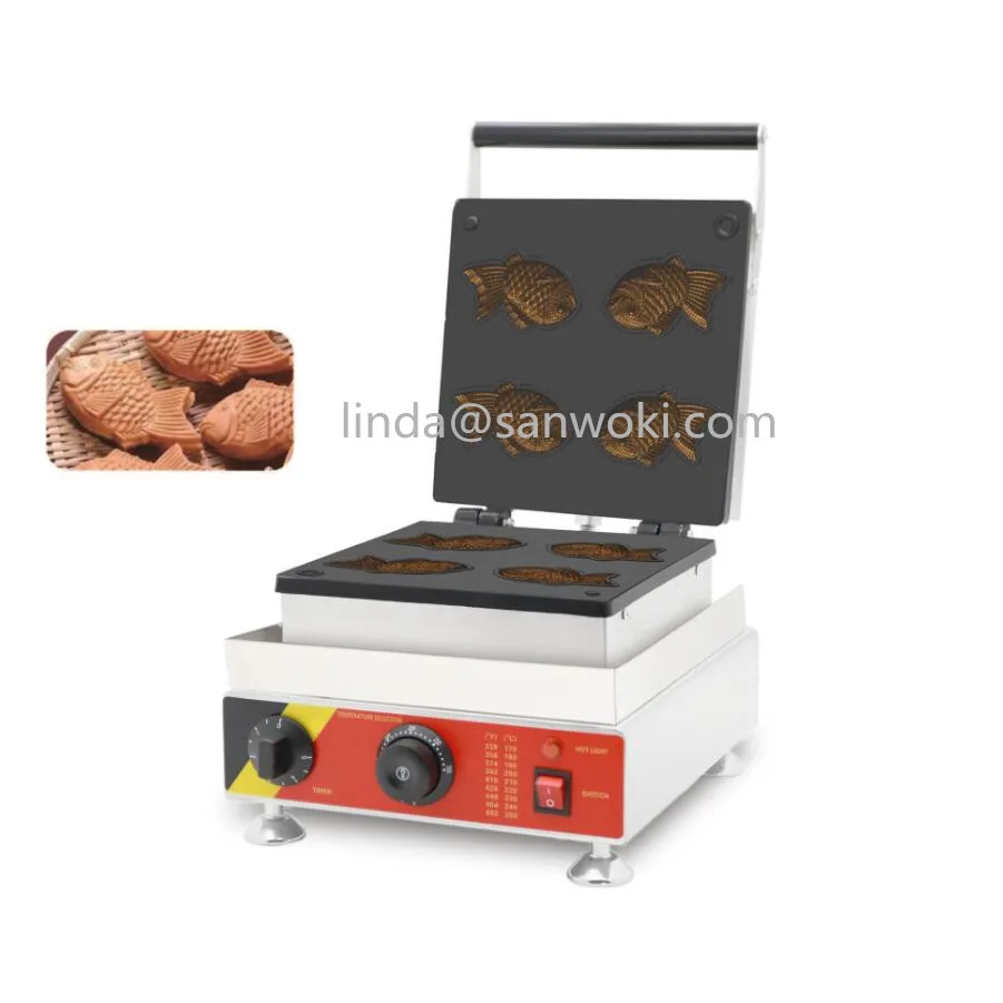 110v 220v Taiyaki машина Вафля в виде рыб машина для выпечки рыбы вафель торт машина для выпечки мультфильм вафельница машина taiyaki пекарь