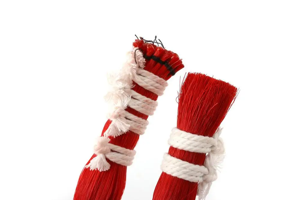 

10 hanks Red Horse Tail натуральный лук для скрипки высокого качества # MWH