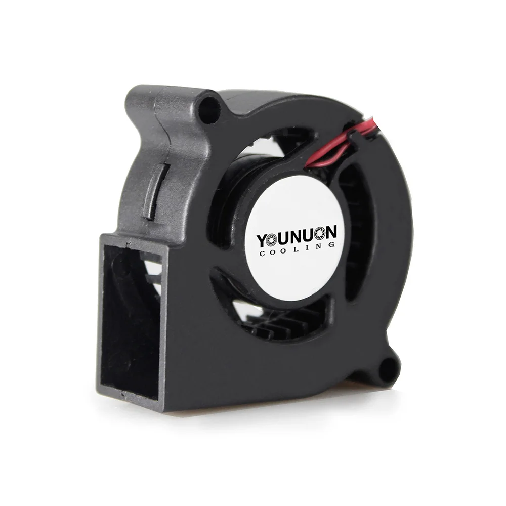 5020 터보 송풍기 팬, 원심 터빈 팬, DC 브러시리스 냉각 팬, 50mm, 5V, 12V, 24V, 50x50x20mm, 2 개
