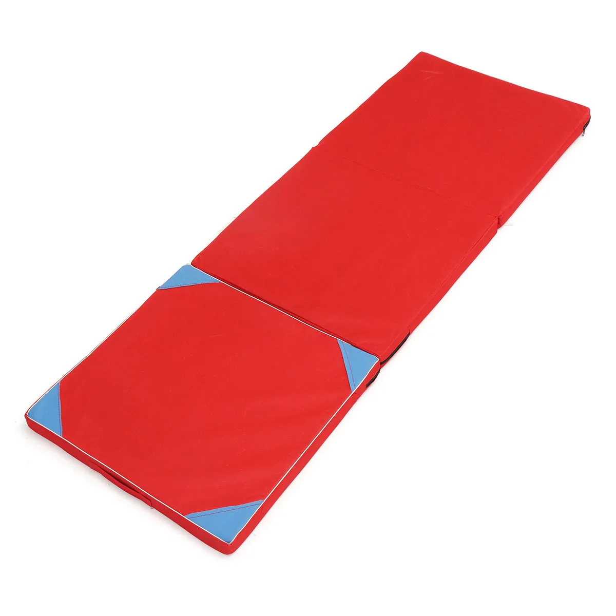 Yoga Mat Non Slip Folding Gym Gymnastics Mat Dance Exercise Fitness Judo Pilates Gym Indoor Outdoor Picnic Mat 180x60x5cm - Цвет: Красный