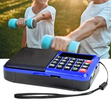 Boombox с динамиком, MP3 плеер, FM радио, домашняя многофункциональная, простая в эксплуатации, кнопка Elder, беспроводная, TF карта, музыка, цифровой