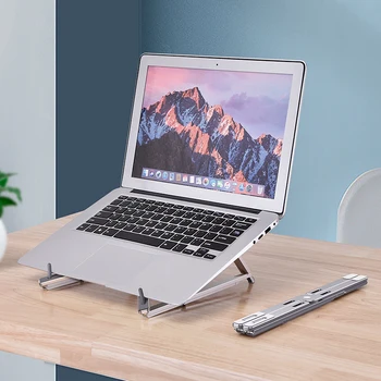 

Aluminum Laptop Tablet Stand Holder Foldable Adjustable Portable Desktop Holder Mounts
