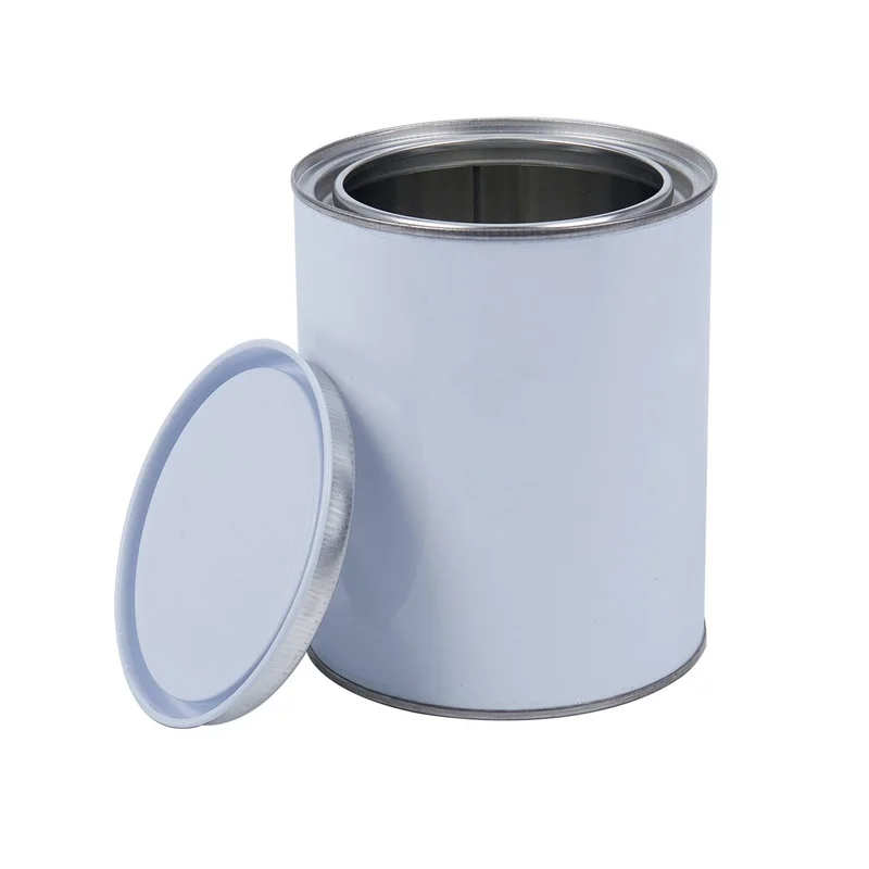 

Hot Sale 1L small round 1 liter chemical tank paint coating seal iron can