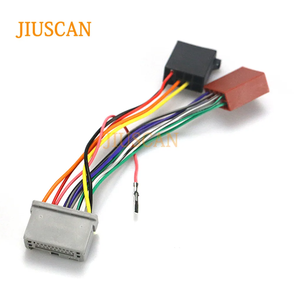 JIUSCAN 12-129 ISO радио адаптер для HONDA 2008+(выберите модели) жгут проводов разъем свинцовый ткацкий станок кабель штекер Адаптер стерео
