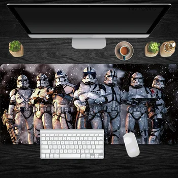 

Star Wars Large Game Mat Desk Protector Pad Soft XL PC Mouse Pad Compute Rubber Keyboard Mats Office Gaming Mousepad for csgo