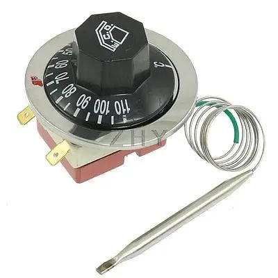 

Electric Oven 30-110C NC Temperature Control Capillary Thermostat w 73mm Probe