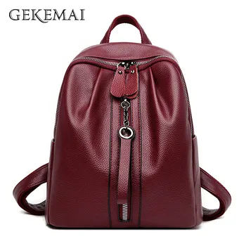 

Pleated Women's Backpack Desinger Tassel Pu Leather Vintage Bagpack School Bags for Teenage Girls High Quality Travel Sac a Dos