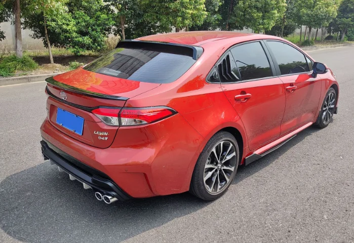 Для toyota corolla спойлер стиль Высокое качество ABS Материал заднее крыло автомобиля спойлер праймер цвет