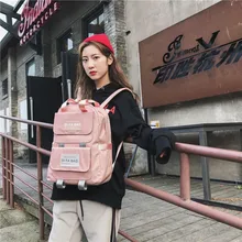 Hong Kong ветер ретро улица кисти крутая Сумка Женский Досуг Мягкий сестра студенческий рюкзак мужской и женский корейский рюкзак