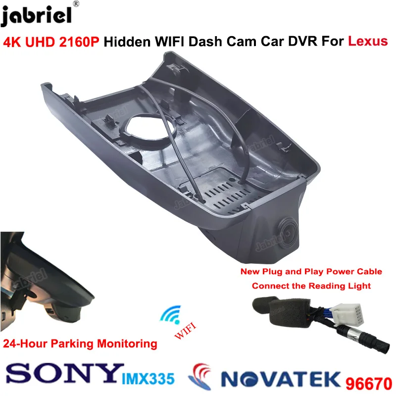 4k Dash Cam Car Dvr Camera For Lexus Rx200t Rx300 Rx350 Rx450h For