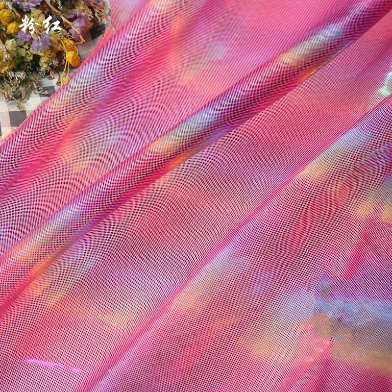 8 цветов s Радужная блестящая полоска позолоченная ткань цветной ткань сценический костюм игрушка ткань кукла ткань для платья дизайнер