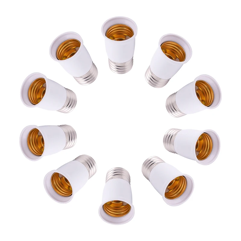 1 Supporto Convertitore Adattatore Lampadina Da 65Mm E27 A E27 Con Prolunga