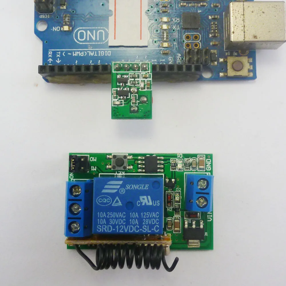 Комплект реле для Arduino 433M UART 1CH Remote Control Wireless er UNO MEGA2560|control rod|control pwmcontrol regulation |