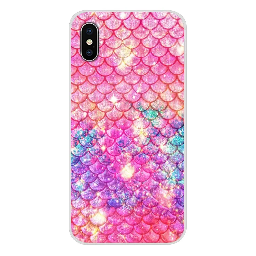 Розовый фиолетовый блестящий силиконовый чехол для Apple iPhone X XR XS 11Pro MAX
