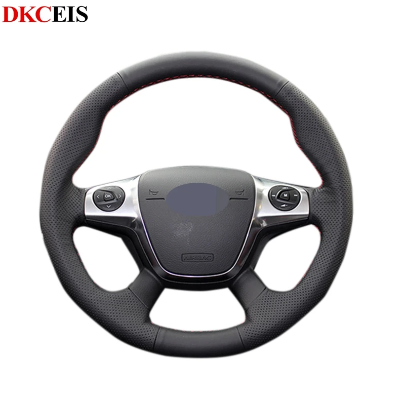 Сделай Сам Черная мягкая искусственная кожа фотосессия Ford Focus 3 2012 2014 KUGA Escape 2013 2016
