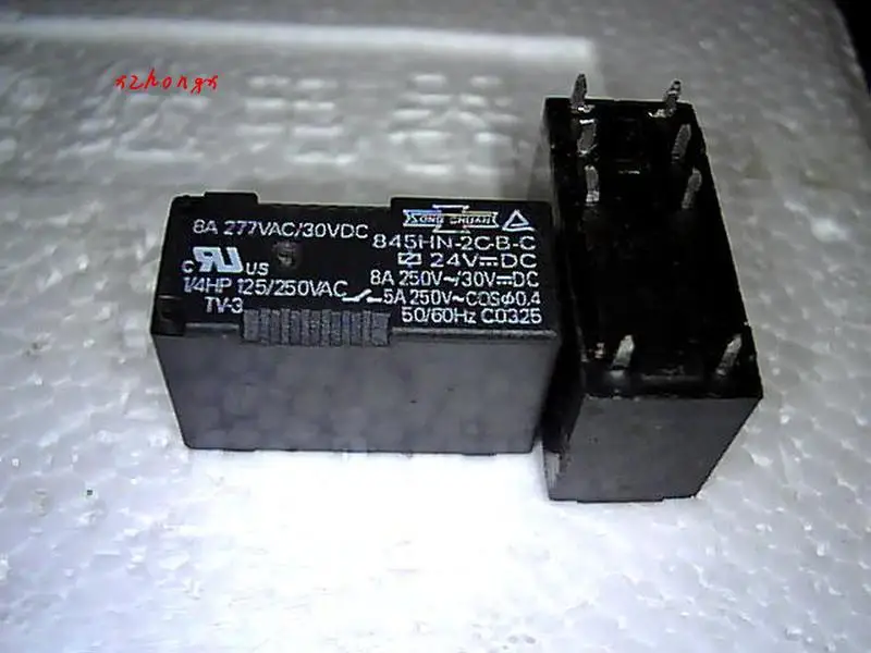 Relay845HN-2C-B 24VDC 8 Feet Relay