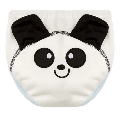 panda Детские многоразовые подгузники из ткани, обучающие Штаны, Детские тренировочные штаны, креативные Детские Мультяшные водонепроницаемые подгузники - Цвет: panda