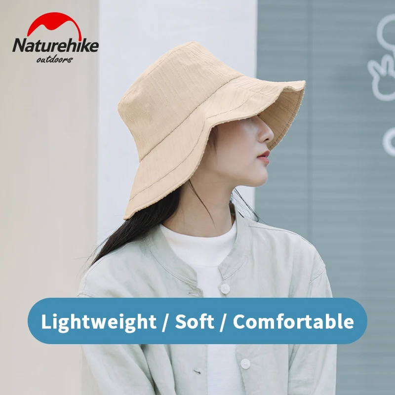 Naturehike Outdoor Fishing Sun Protection Hat Climbing Hiking Travel Beach Women Fashion Summer Leisure Portable Fisherman Cap